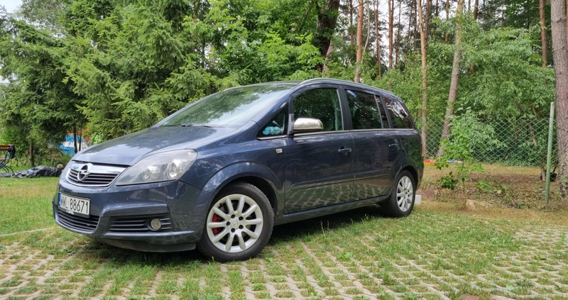 Opel Zafira cena 8300 przebieg: 286000, rok produkcji 2007 z Ząbki małe 191